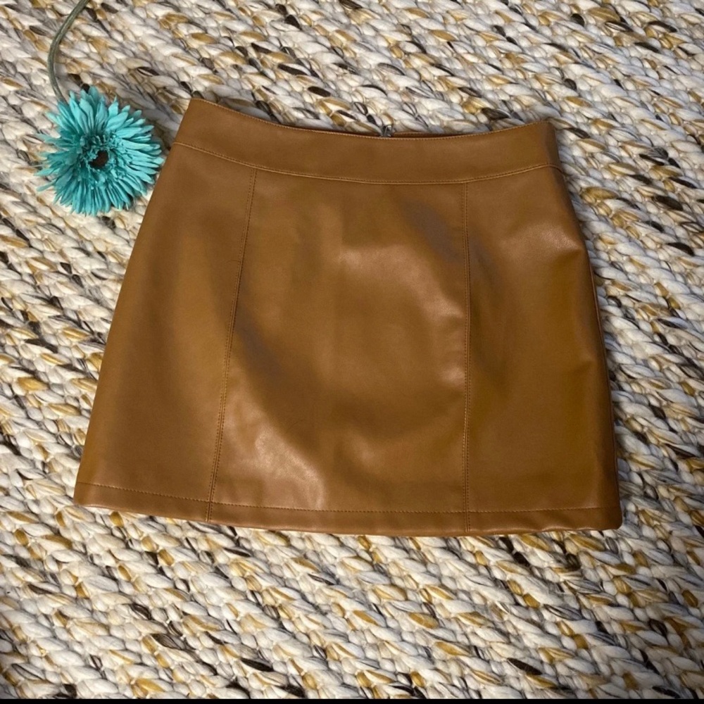 Forever21 Camel color mini skirt
